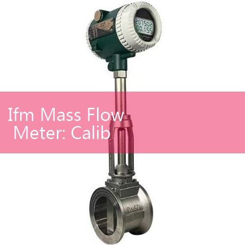 Ifm Mass Flow Meter: Calibrating Thermal Gas Insertion Probes for Direct Mass Flow Calculations
